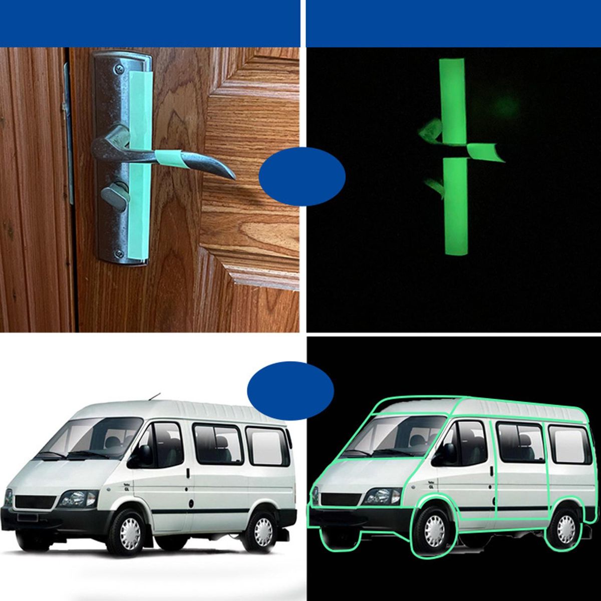 Glow In The Dark Tape 5M Green For Halloween Home 1cm