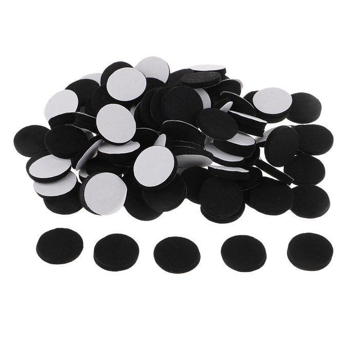 100x Self Adhesive 30mm Felt Pads Furniture Table Feet Wood Floor