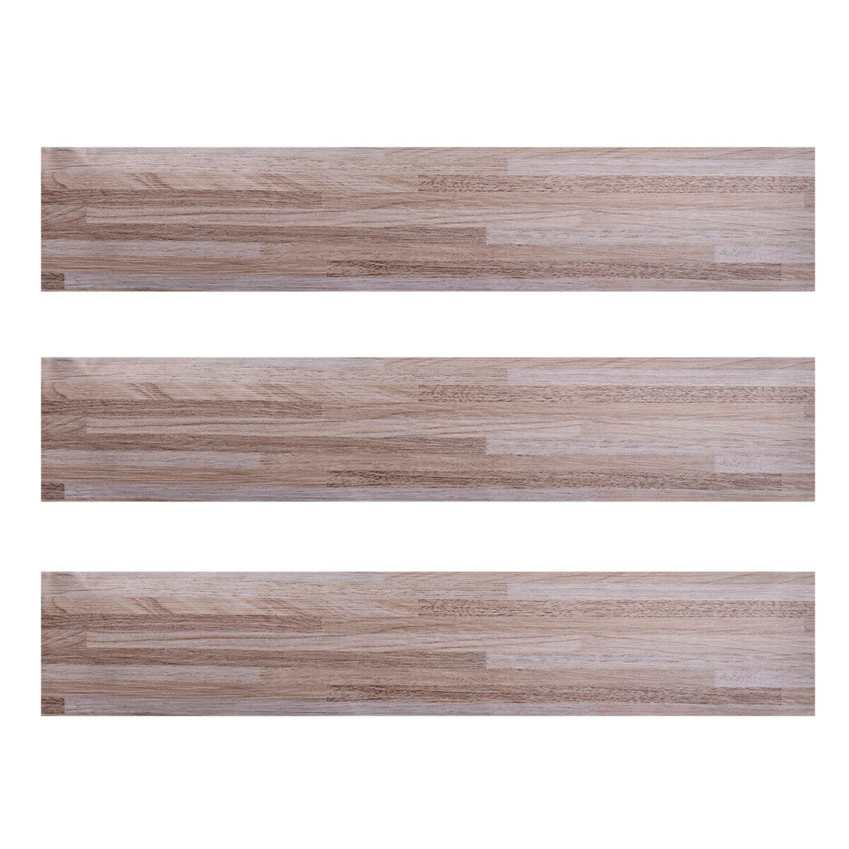 3Pcs PVC Self-Adhesive Vinyl Floor DIY Wood Floor Sticker Waterproof Anti-slip Home Floor Paper WDF004