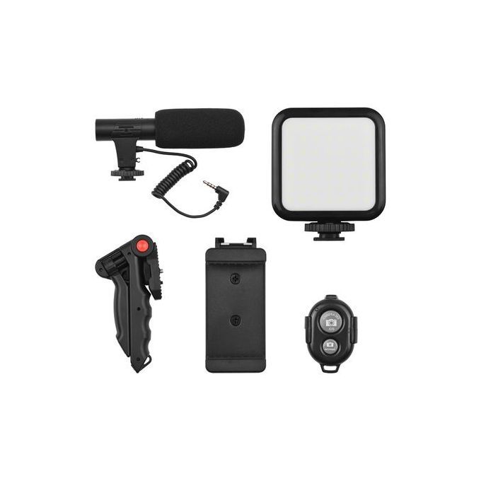 Phone Vlog Video Kit With Tripod Phone Holder
