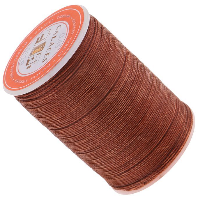 045mm Leather Sewing Waxed Thread Hand Stitching Repair Cord Coffee 2