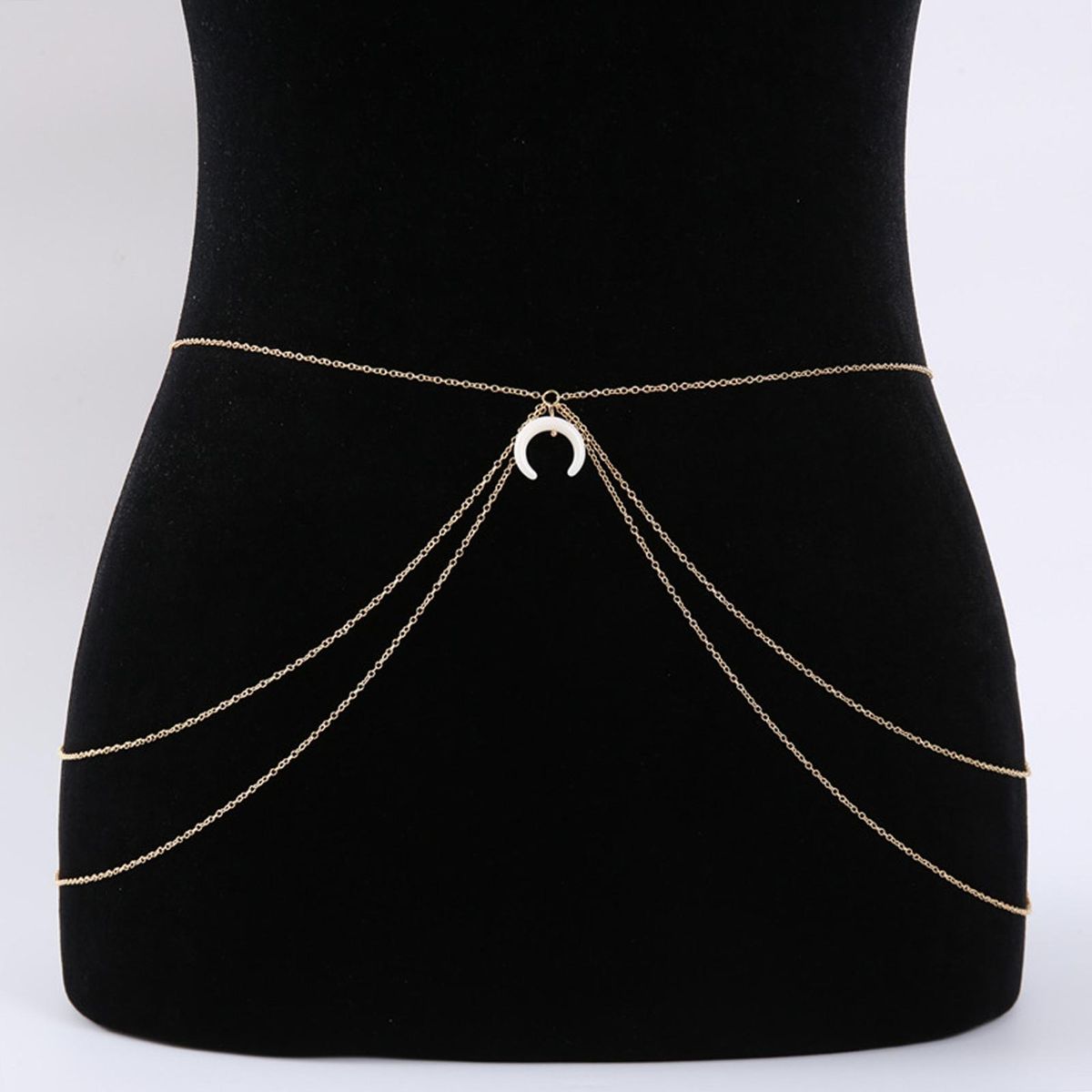 Waist Chain Female Trendy Body Waist Chain Golden
