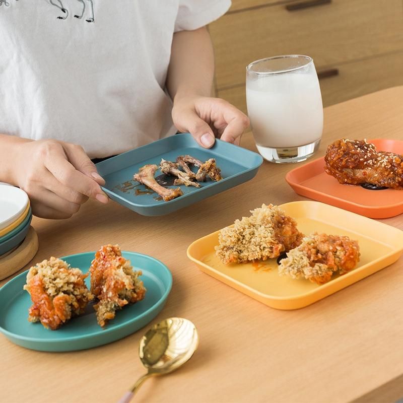 Creative Household Japanese Bone Plate, Square Snack Plate,