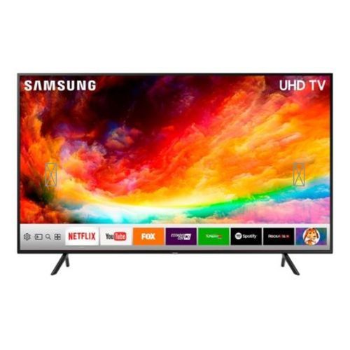 55” Flat Smart 4K UHD TV + Netflix & Youtube APP +Wall Mount
