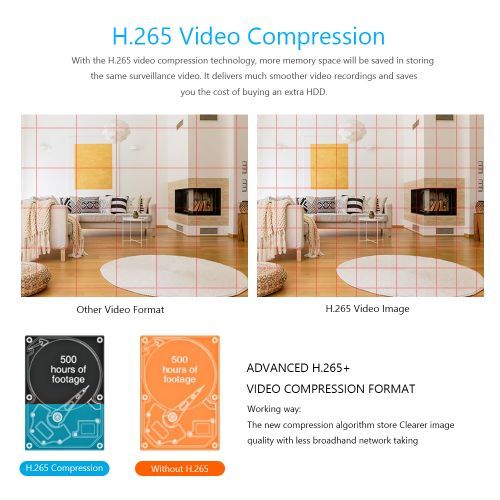 4CH 1080P Hybrid 5-in-1 AHD DVR Surveillance With Full Audio