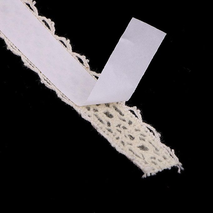 2x Decorative Craft Tapes Masking Lace Tapes Fabric Washi Tape Ribbon