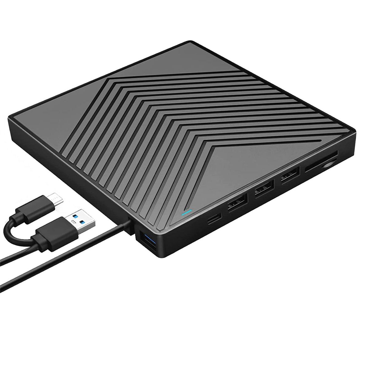 External CD DVD Drive, 8 in 1 CD DVD Drive Burner