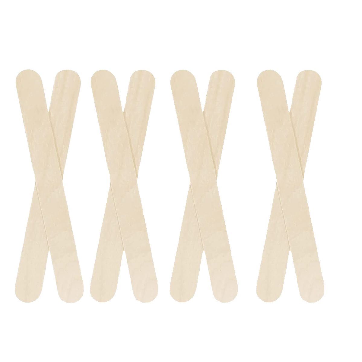 100Pcs Wooden Craft Popsicle Craft Sticks Stick 6inch Long