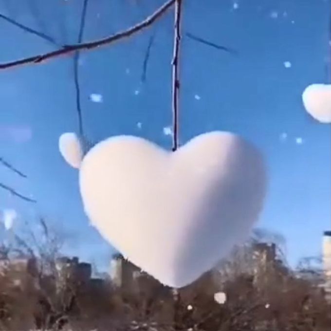 2x Heart Shape Snow Ball Maker Kids Children Outdoor Snowball Sand