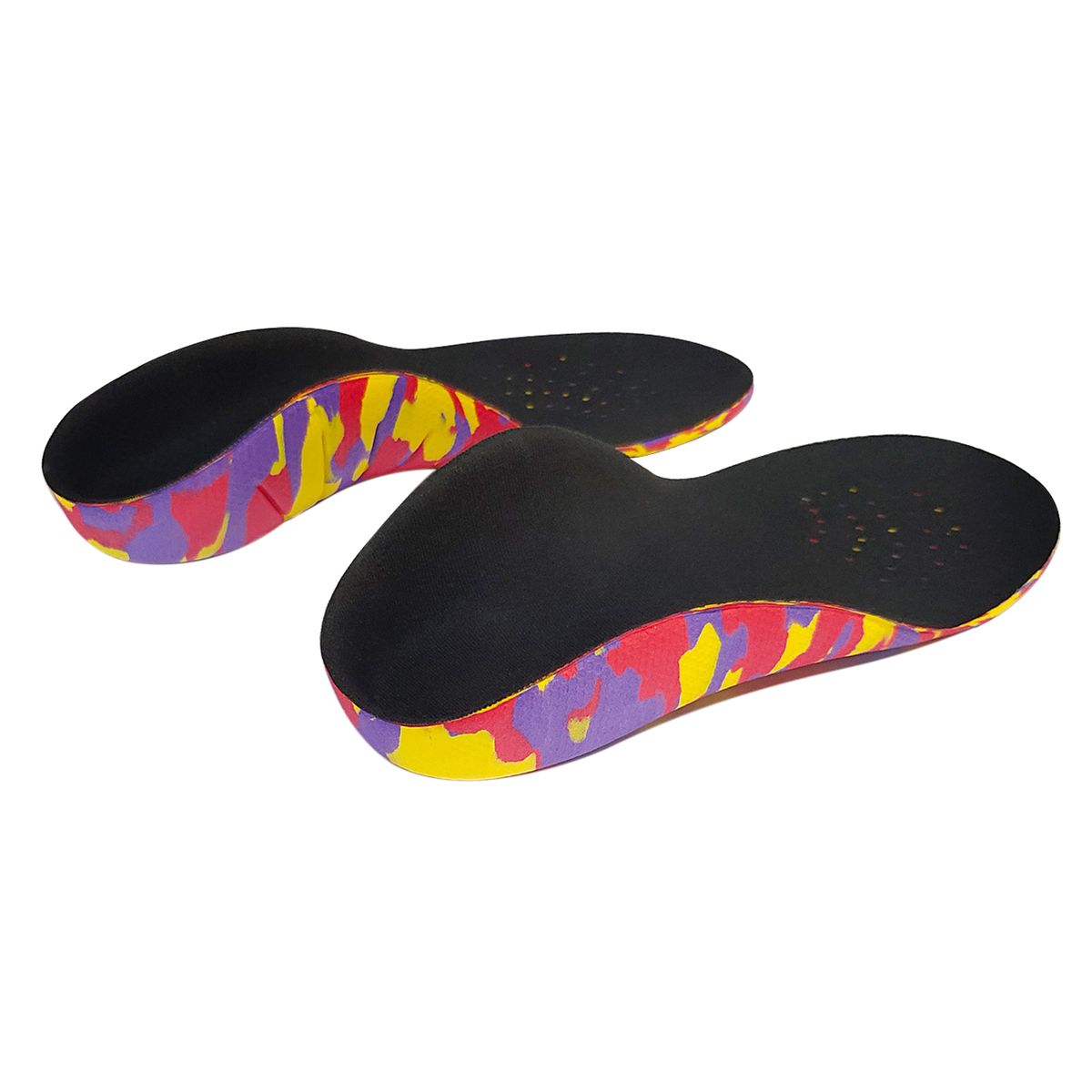 Pair Flat Foot Correction Insoles Heel Shockproof Light