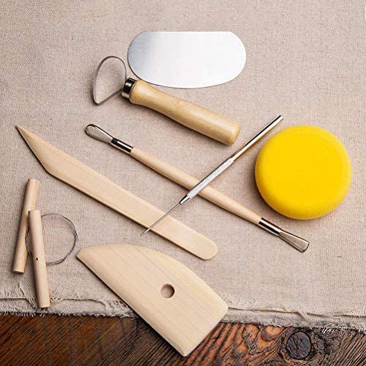 8-Piece Sculpture Tool Set Pottery Tools Clay Tools Include