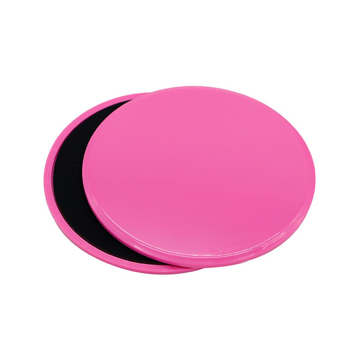 2Pcs Gym Fitness Yoga Plate Glide Slide Workout Slider Gliding Discs Pink