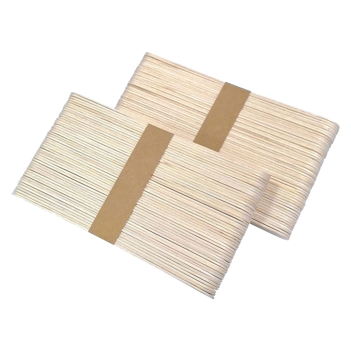 100Pcs Wooden Craft Popsicle Craft Sticks Stick 6