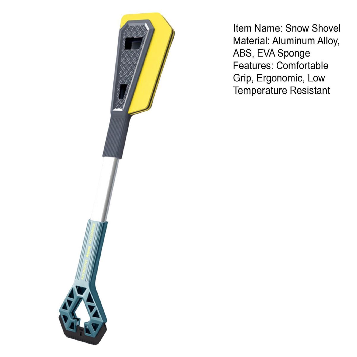 1 Set Snow Brush Snow Shovel Sweeping Cleaning Removal Dark Blue