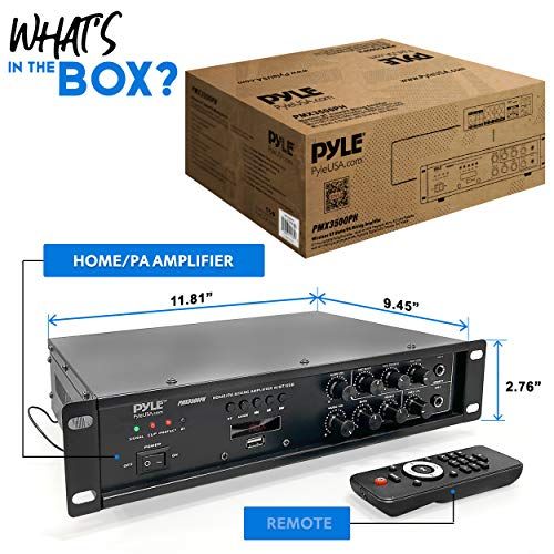 Bluetooth Home PA Mixing Amplifier  500W Home Audio Rack Mou