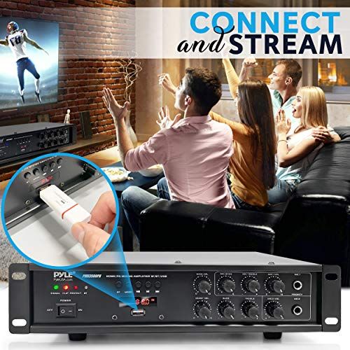 Bluetooth Home PA Mixing Amplifier  500W Home Audio Rack Mou