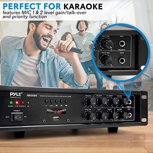 Bluetooth Home PA Mixing Amplifier  500W Home Audio Rack Mou