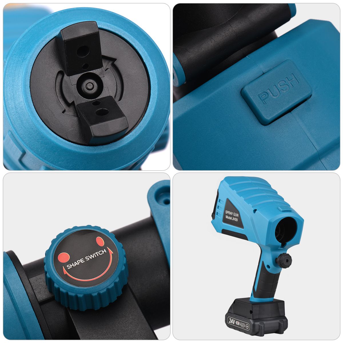 Paint Sprayer Handheld Portable Wireless With 1000ml