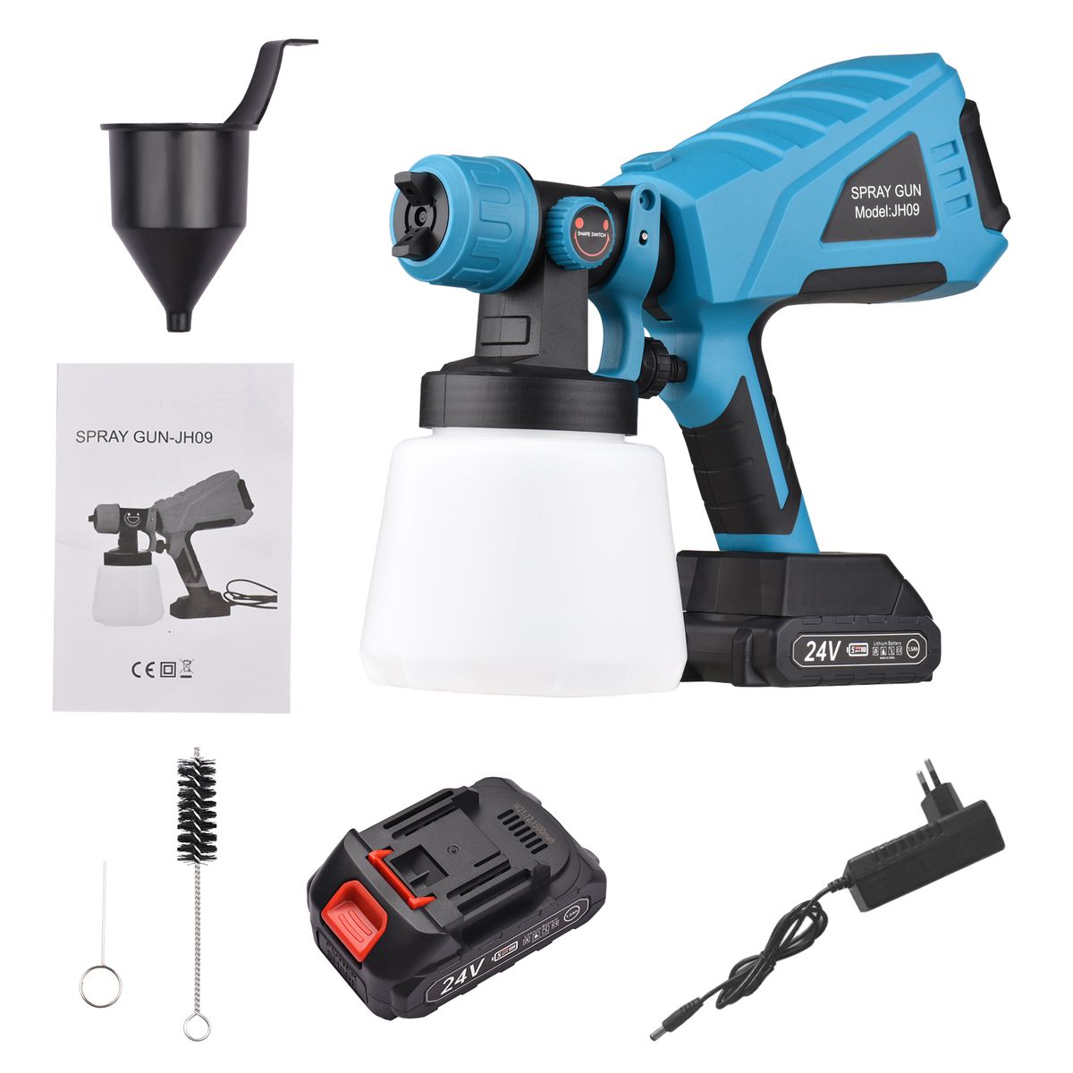 Paint Sprayer Handheld Portable Wireless With 1000ml