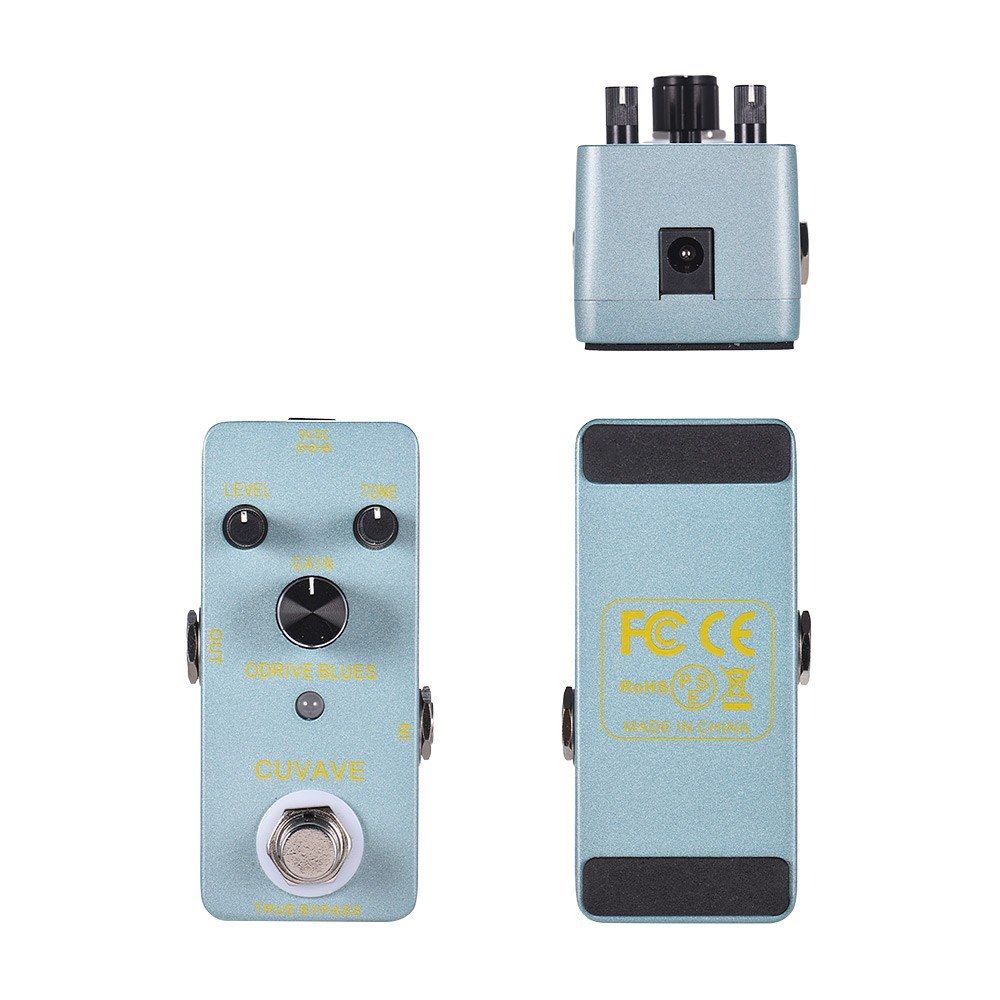 Blues Music Style Overdrive Guitar Effect Pedal True Bypass
