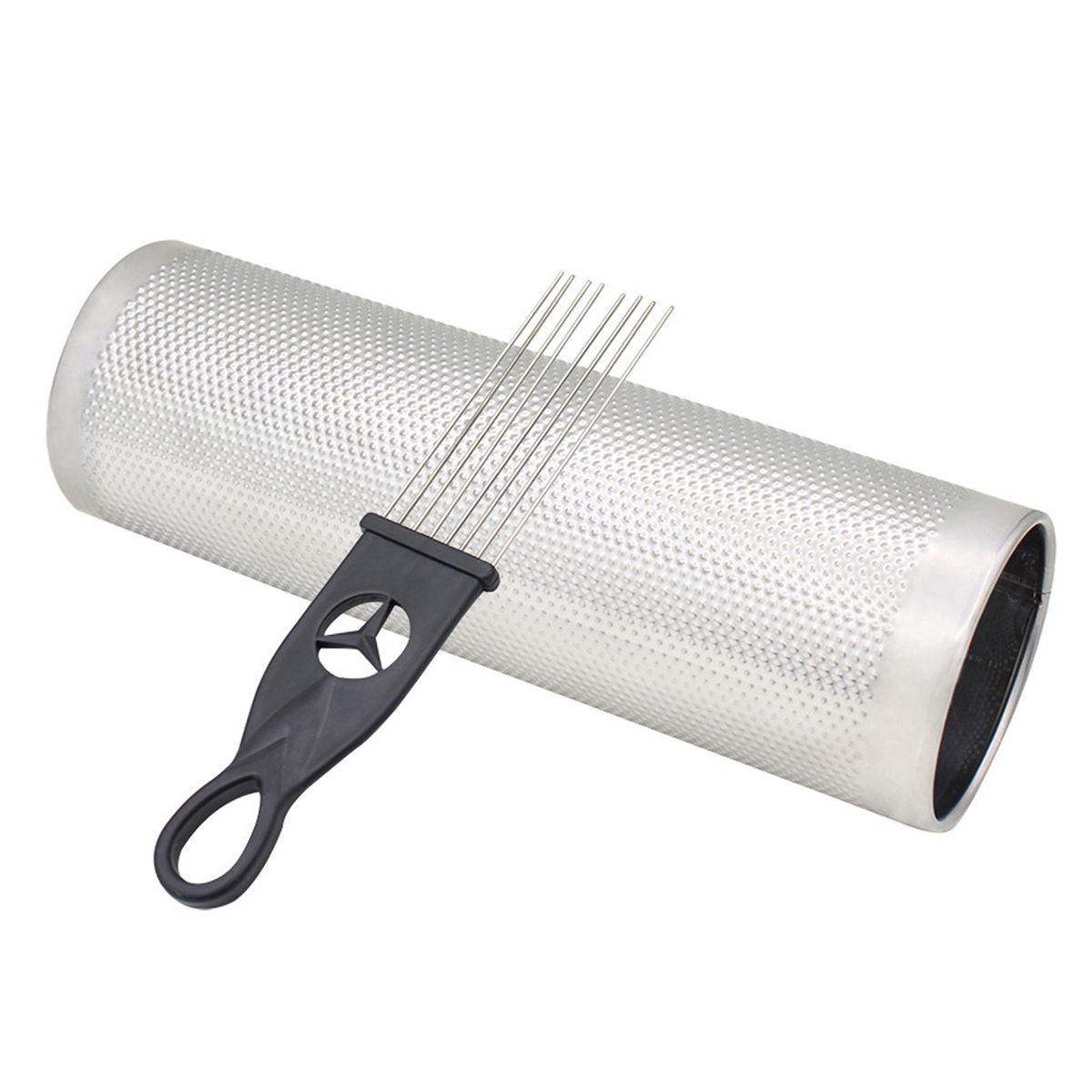 Stainless Steel Guiro 12" * 4" Percussion Instrument Musical