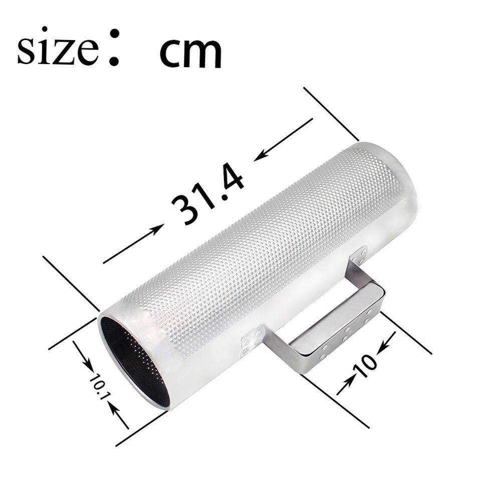 Stainless Steel Guiro 12" * 4" Percussion Instrument Musical