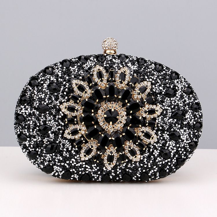 Dazzling Clutch Purse - Black
