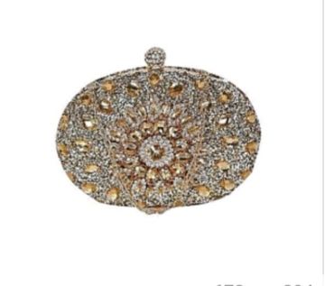 Beautifully Embellished Purse With  Pearls