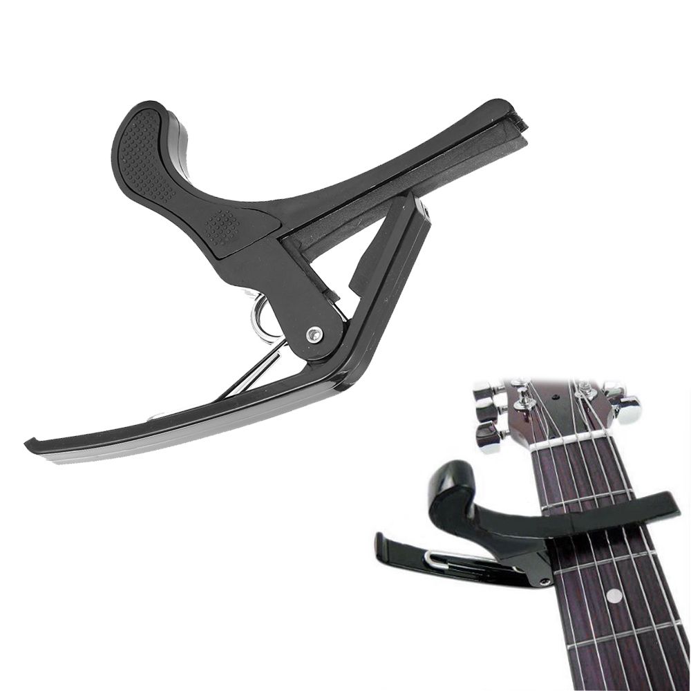 Guitar Tool Kit Tuner Capo Plectrum Holder 7 Picks