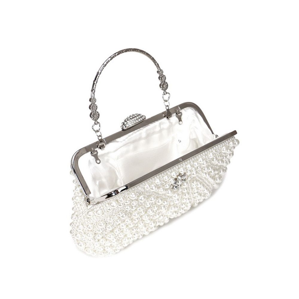 Luxury Pearl Purse Wedding Evening Party Handbag