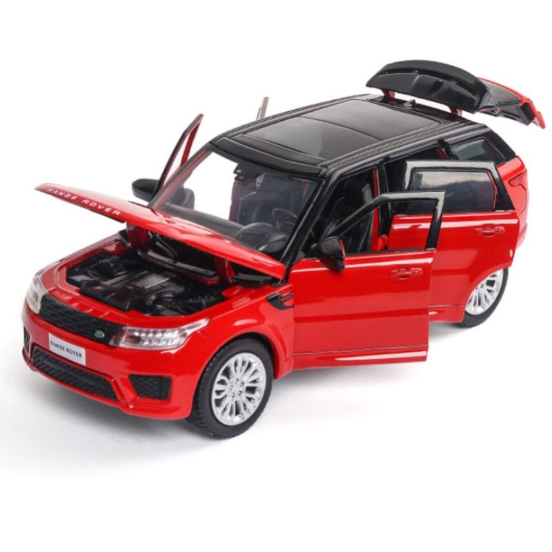 1:32 Range Rover Sports Alloy Car Model Sound And Light Pull Back Children Toys