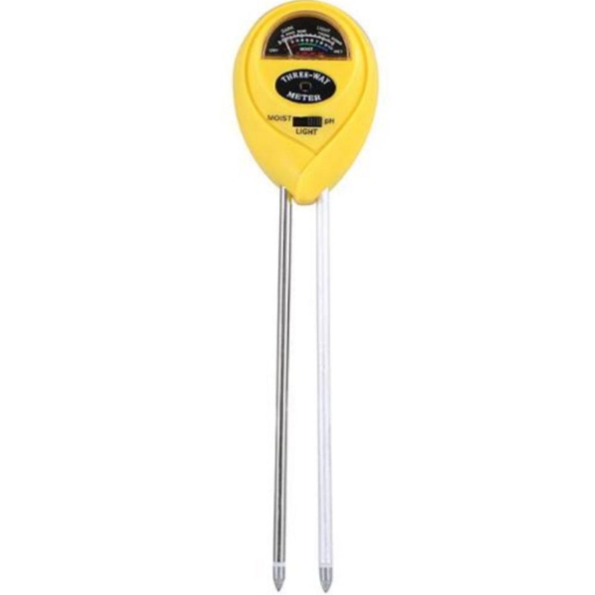 PH Meter Moisture Illuminance PH Detector Yellow