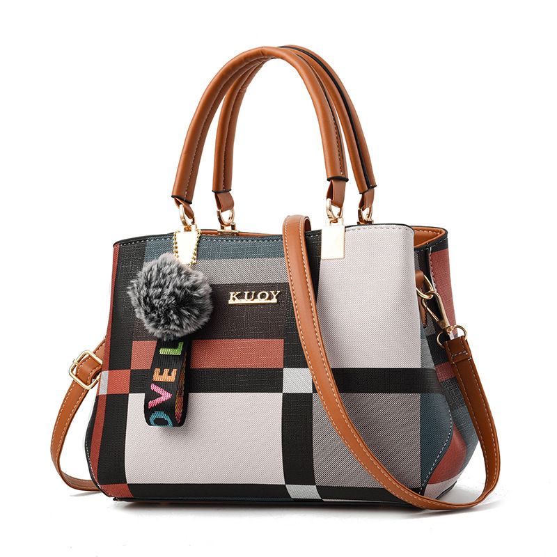 2022 Ladies Fashion Casual Business Tote Bag - Khaki