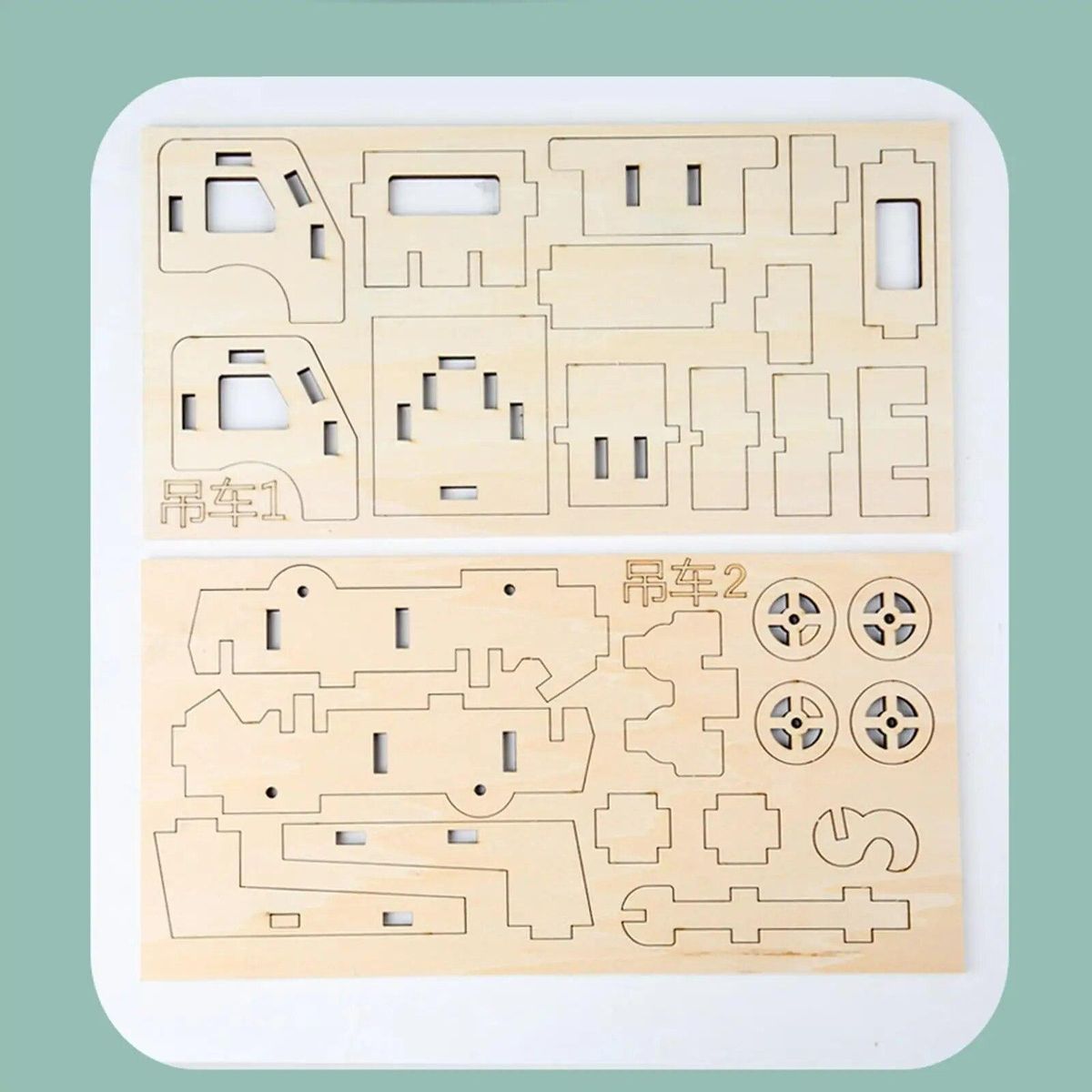 Model Car Kits Game Creative 3D Puzzle Paper Model DIY 3D Jigsaw Puzzle Toys Set of 4 for Festival Party Girls Boys Kids Adults