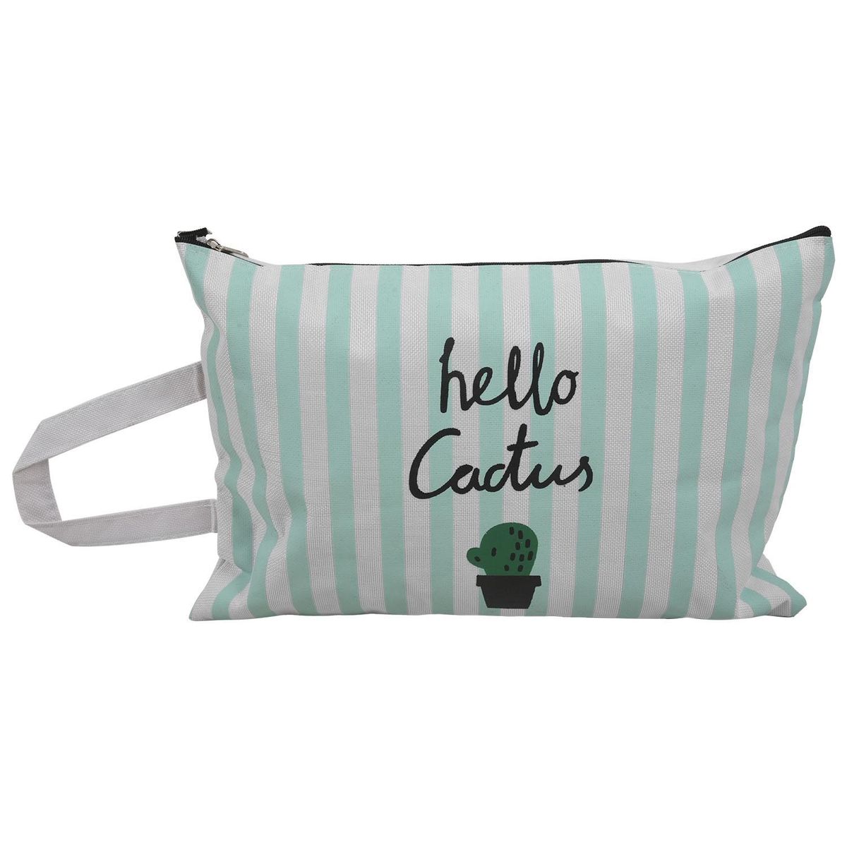 4 Packs Cute Cactus Oxford Zipper File Bags