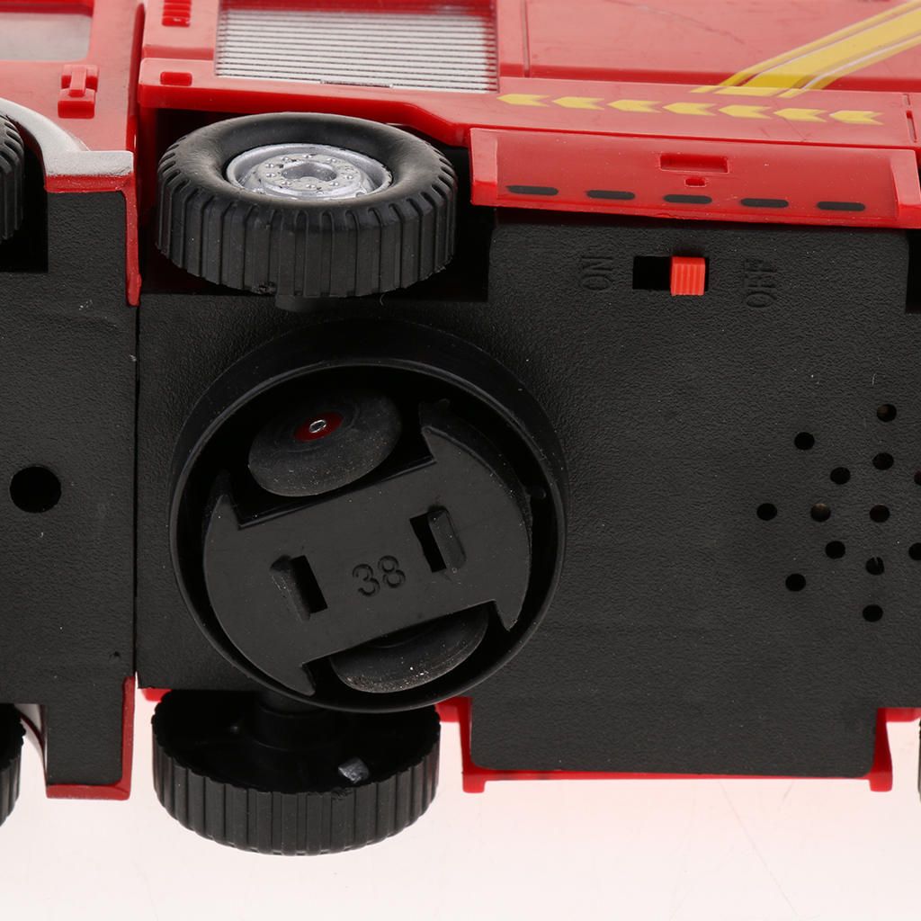 Simulation Electric Fire Truck Toy With Flashing Fun Game