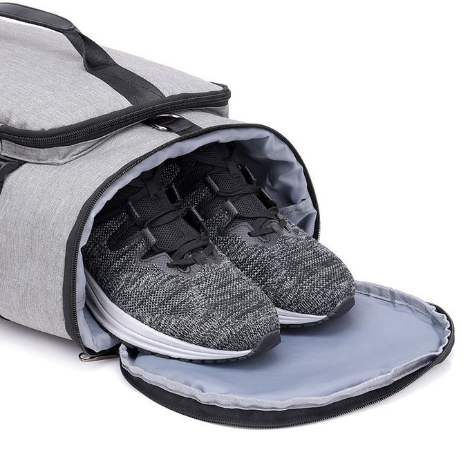 Large Capacity Sports Shoulder Bakcpack Bag -Grey