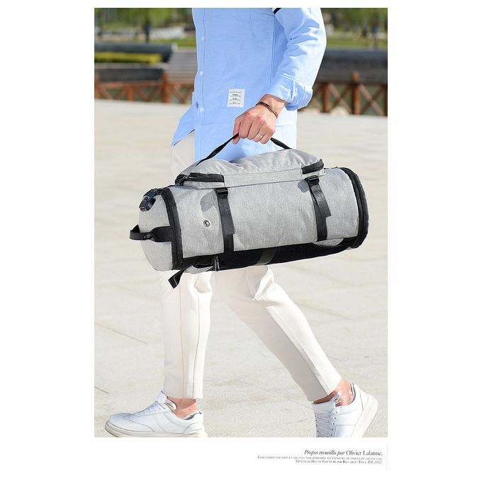 Large Capacity Sports Shoulder Bakcpack Bag -Grey