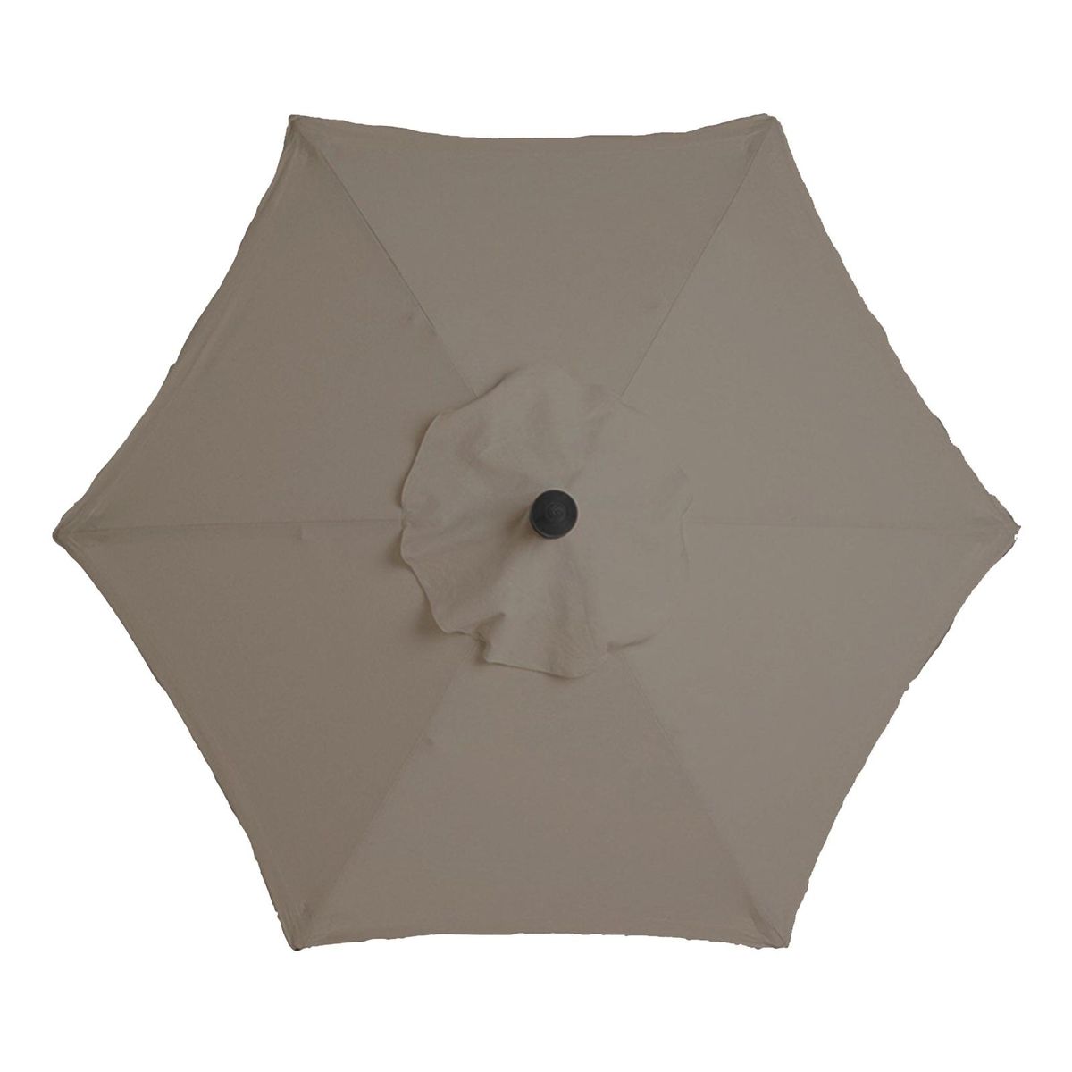2m Outdoor Patio Umbrella Canopy Sun Protection Market Table Hanging Grey