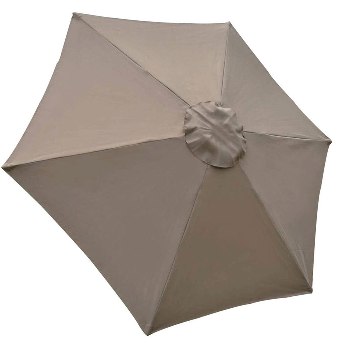 2m Outdoor Patio Umbrella Canopy Sun Protection Market Table Hanging Grey