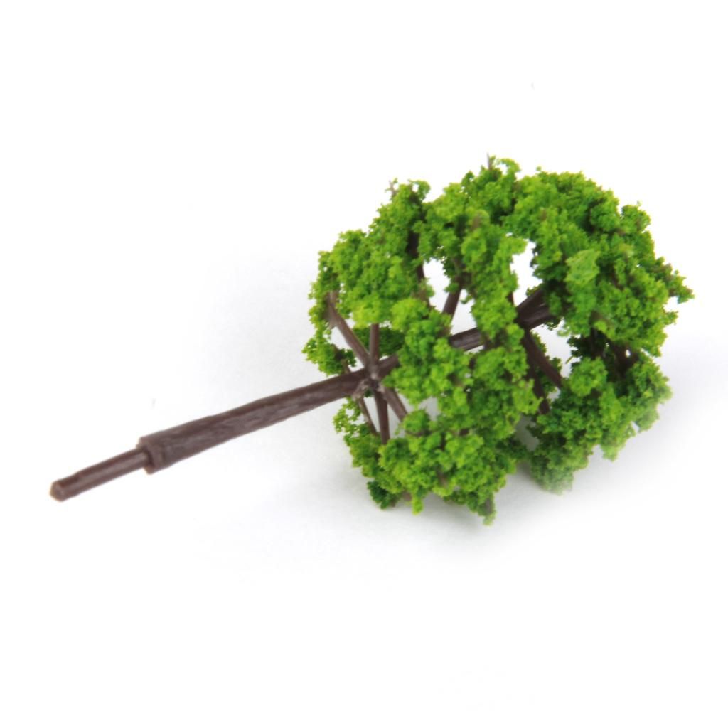 100PCS MIXED TREES MODEL WARGAME STREET LANDSCAPE TRAIN