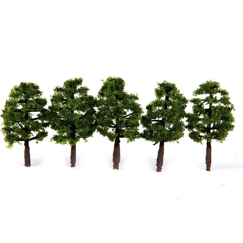 100PCS MIXED TREES MODEL WARGAME STREET LANDSCAPE TRAIN