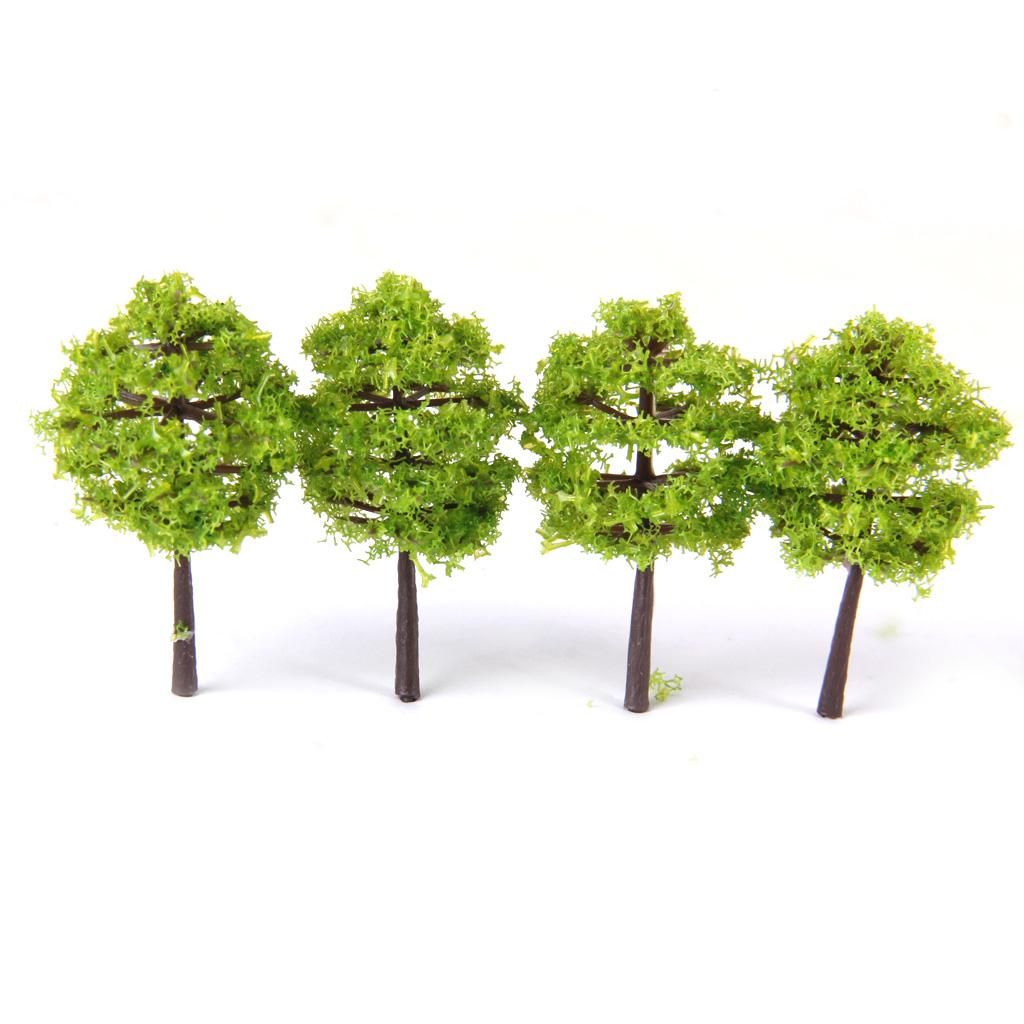 100PCS MIXED TREES MODEL WARGAME STREET LANDSCAPE TRAIN