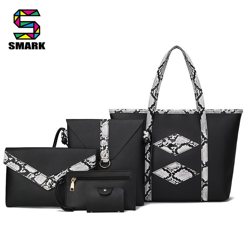 5 In 1 Women Bag Crossbody Bag Handbag Underarm Bag Ladies Sling Purse Tote Hobo Bag Female Messenger Shoulder Bag Wallet Satchel