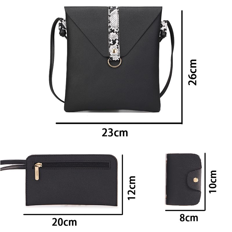 5 In 1 Women Bag Crossbody Bag Handbag Underarm Bag Ladies Sling Purse Tote Hobo Bag Female Messenger Shoulder Bag Wallet Satchel