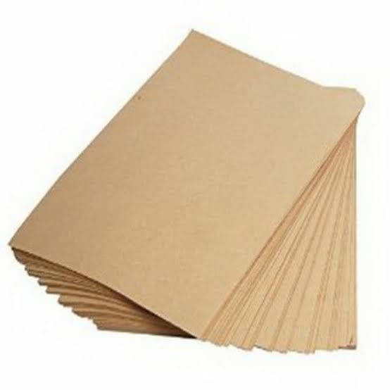 5pcs Brown Paper