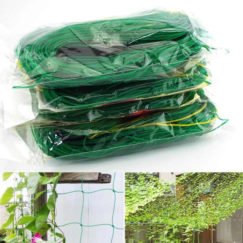 4 Sizes Garden Plant Climbing Net Stand Holder Green Nylon Trellis Netting Mesh Support