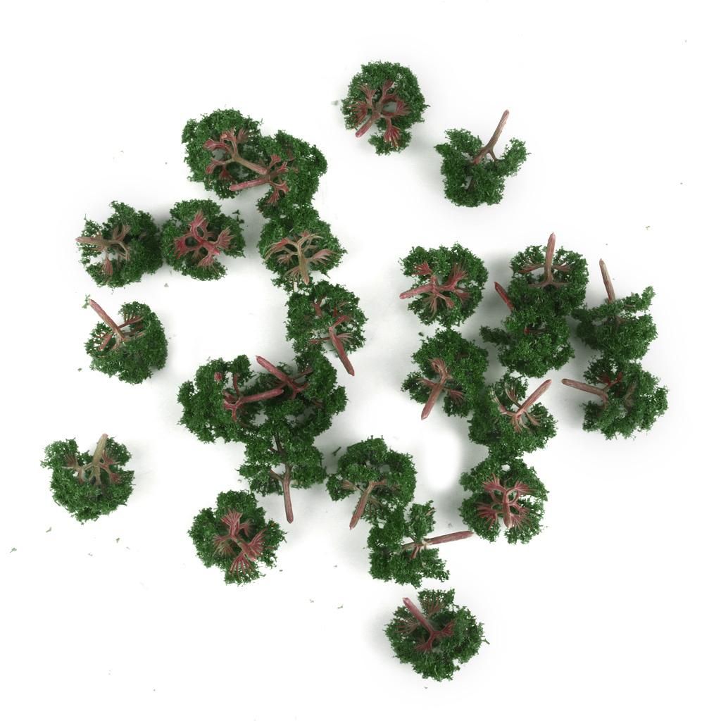 5x 25pcs  Model Tree, Forest Greenery Plants Z