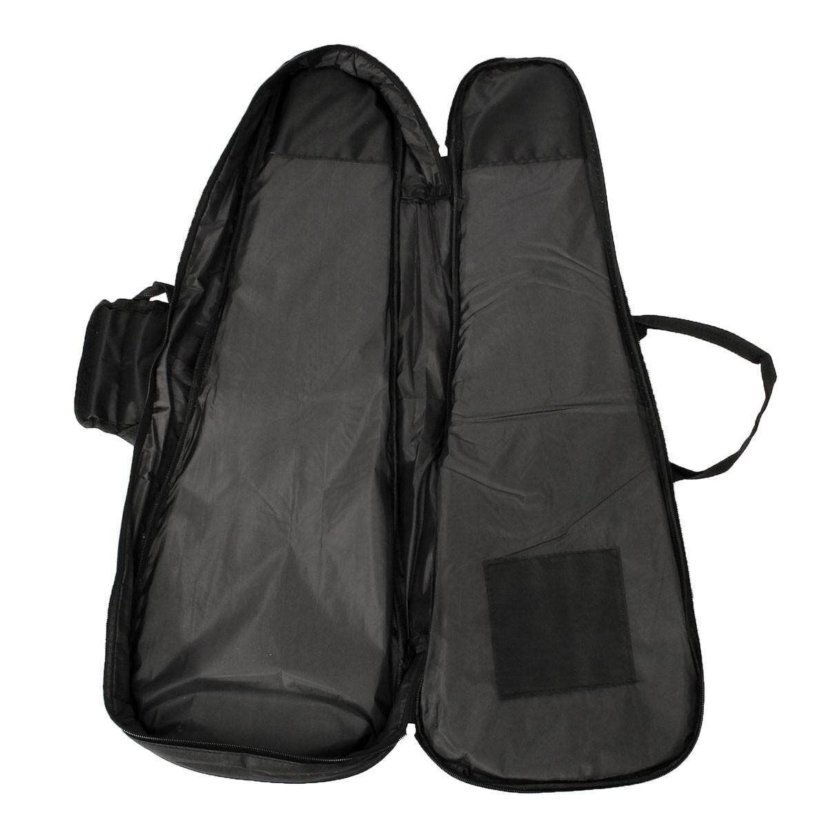 Washable Oxford Fabric Large Mandolin Backpack Gig Bag Case Carry Bags Black 73x28x8cm/28.7x11x3.1"
