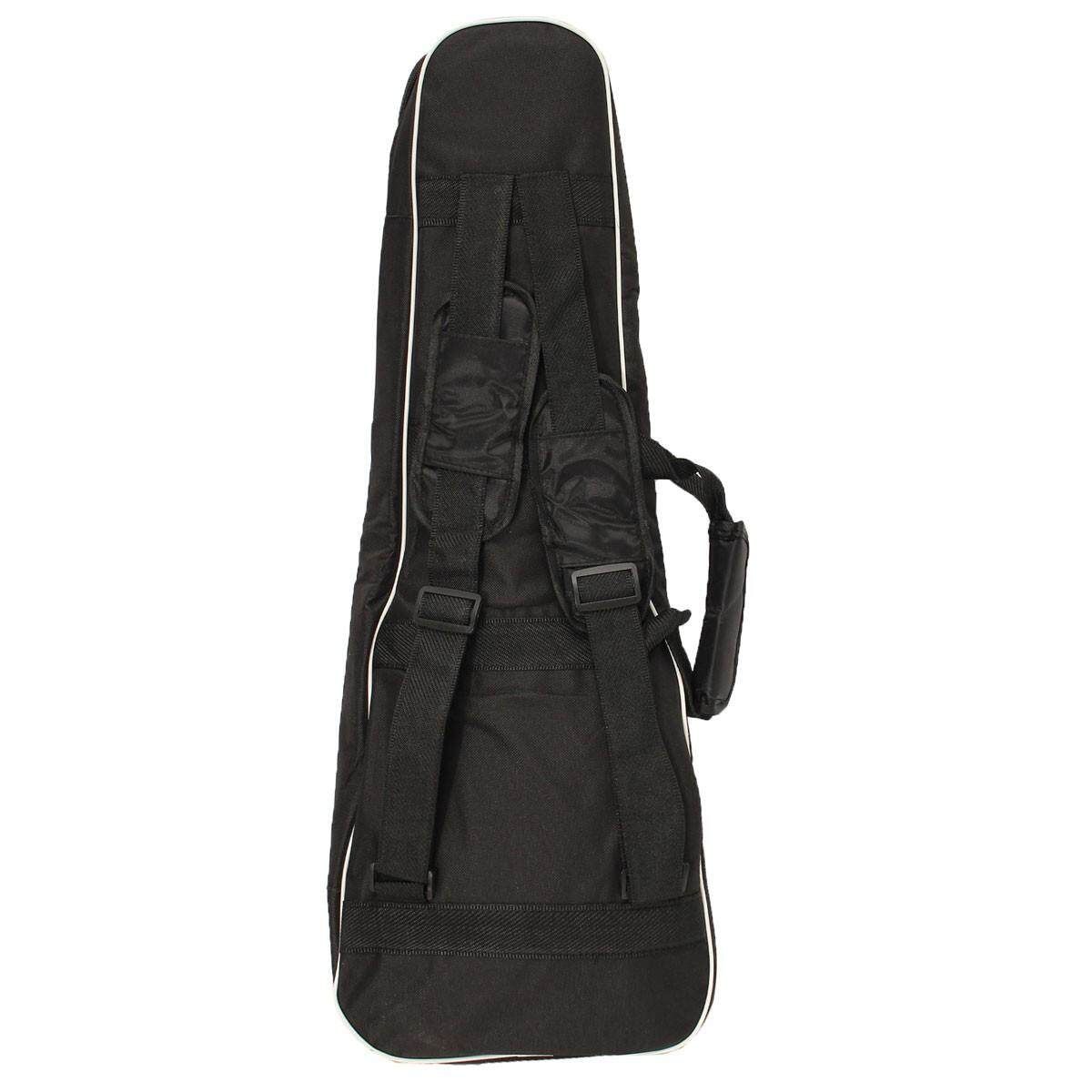 Washable Oxford Fabric Large Mandolin Backpack Gig Bag Case Carry Bags Black 73x28x8cm/28.7x11x3.1"